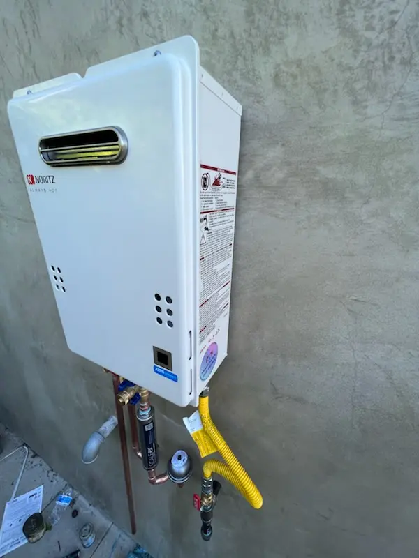 Tankless water heater installation for East Central homes